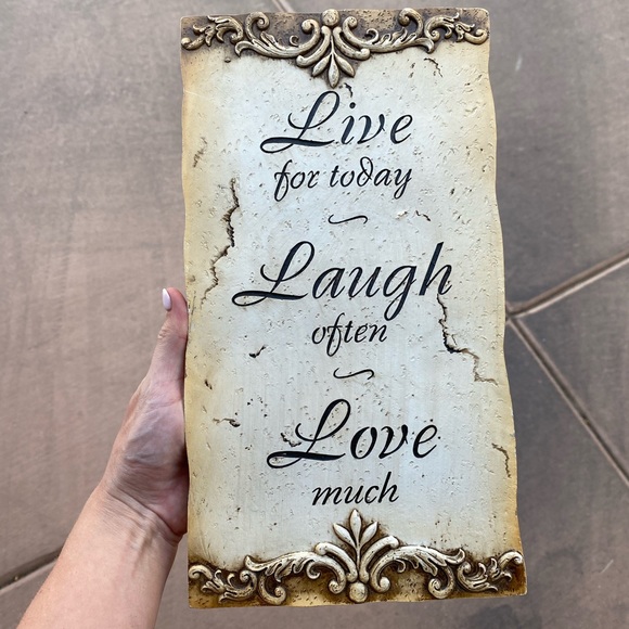 Wall Art Live Laugh Love Sign Poshmark Wall Art Live Laugh Love Sign Poshmark